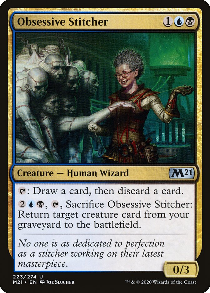 Obsessive Stitcher [Core Set 2021] | Gamer Loot