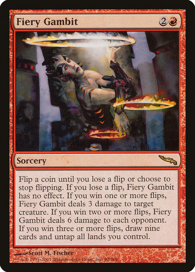 Fiery Gambit [Mirrodin] | Gamer Loot