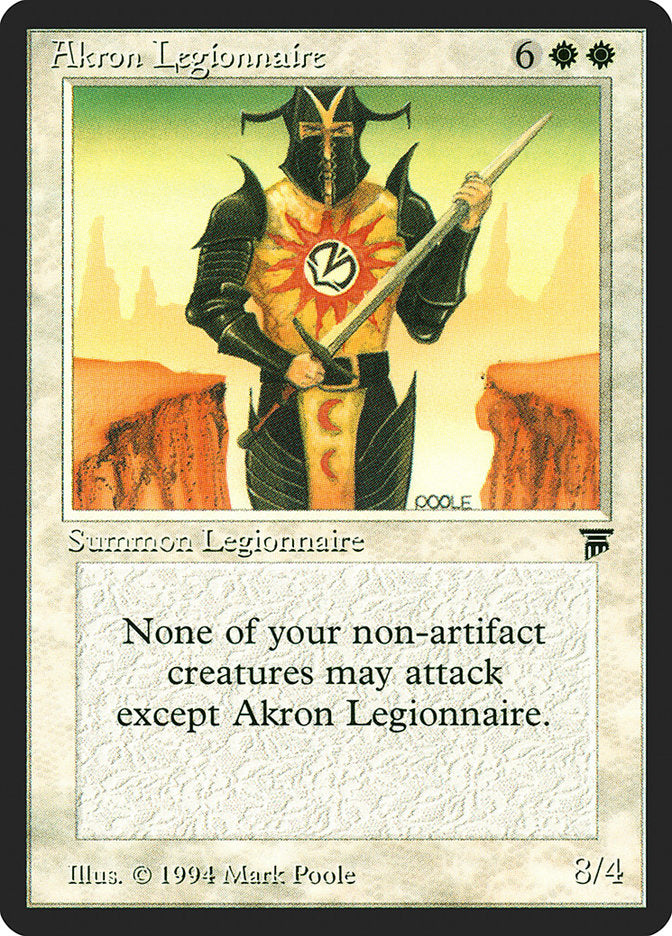 Akron Legionnaire [Legends] | Gamer Loot