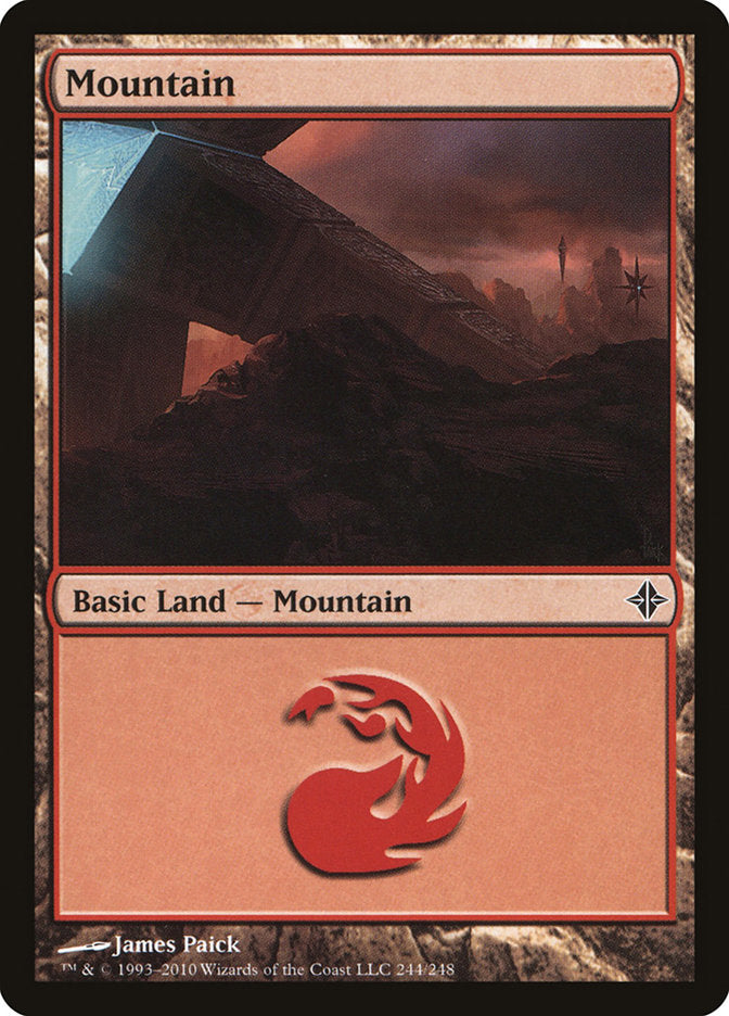 Mountain (244) [Rise of the Eldrazi] | Gamer Loot