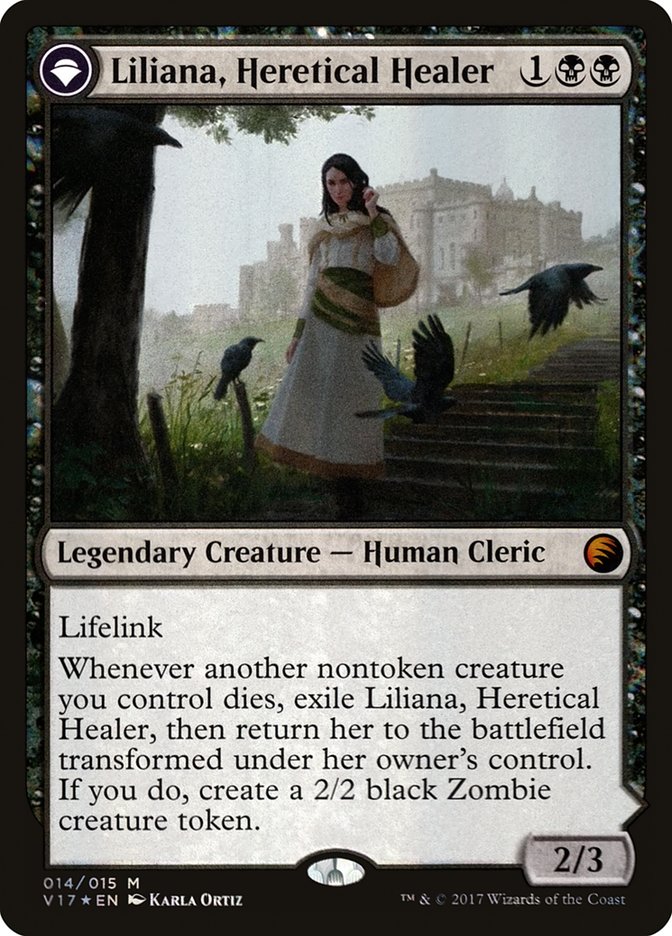 Liliana, Heretical Healer // Liliana, Defiant Necromancer [From the Vault: Transform] | Gamer Loot