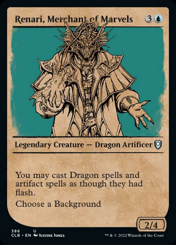 Renari, Merchant of Marvels (Showcase) [Commander Legends: Battle for Baldur's Gate] | Gamer Loot