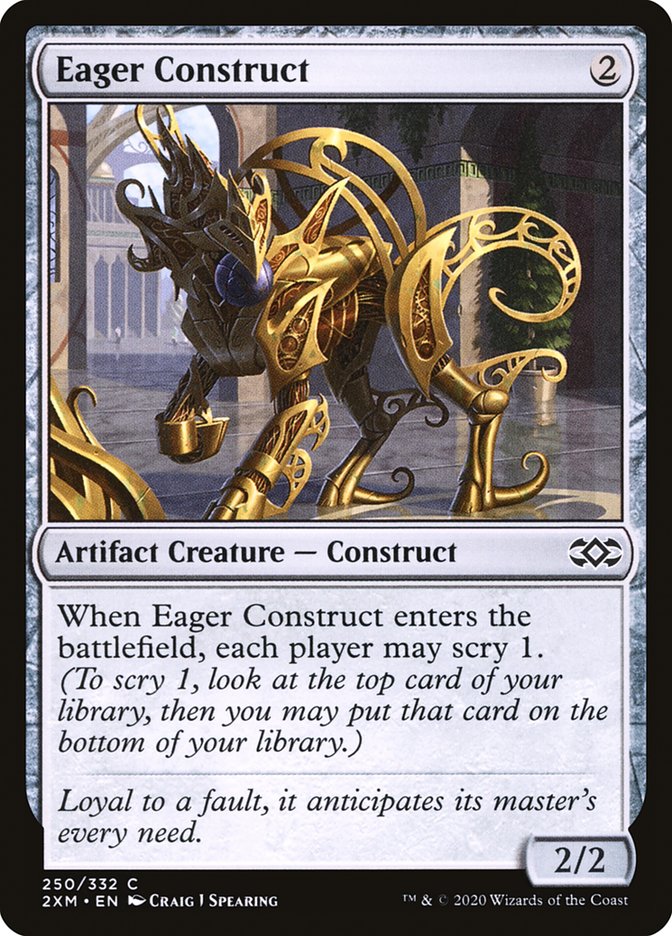 Eager Construct [Double Masters] | Gamer Loot