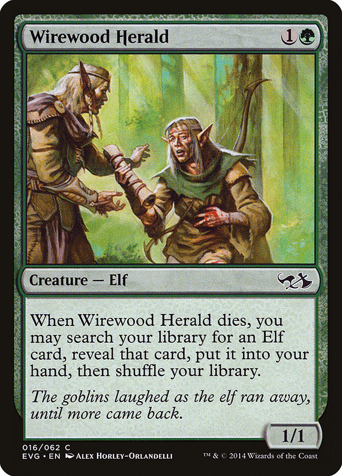 Wirewood Herald (Elves vs. Goblins) [Duel Decks Anthology] | Gamer Loot