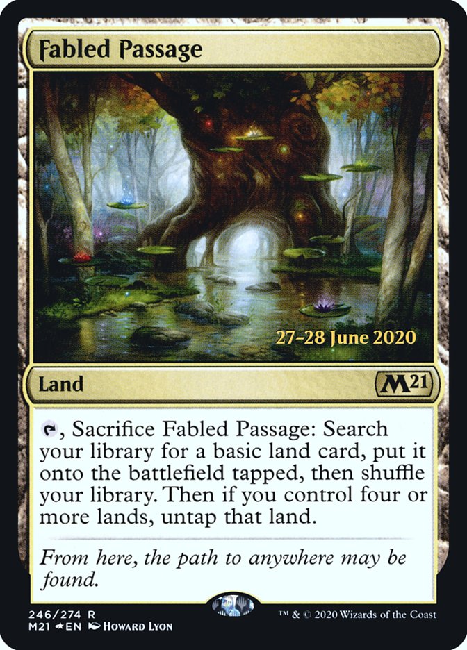 Fabled Passage  [Core Set 2021 Prerelease Promos] | Gamer Loot