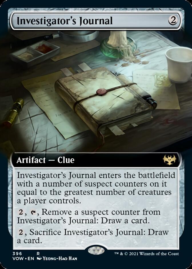 Investigator's Journal (Extended) [Innistrad: Crimson Vow] | Gamer Loot