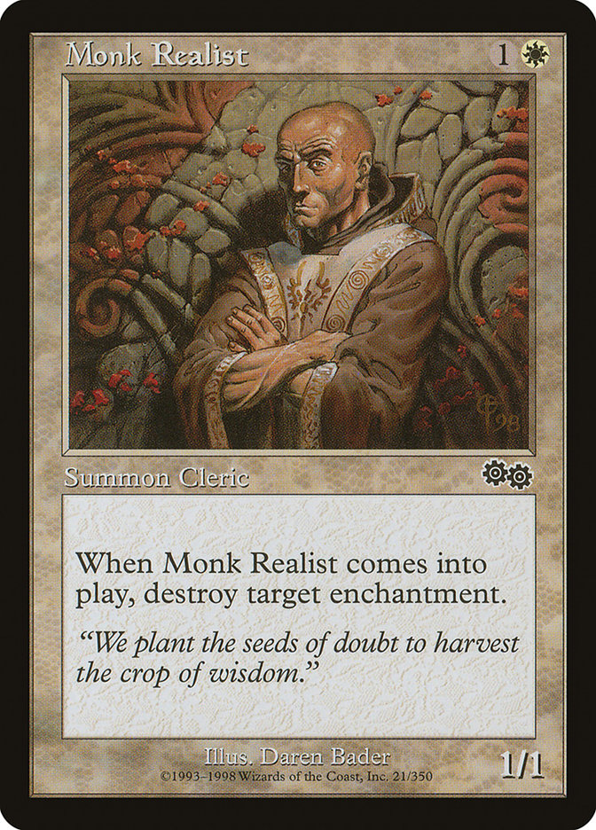 Monk Realist [Urza's Saga] | Gamer Loot