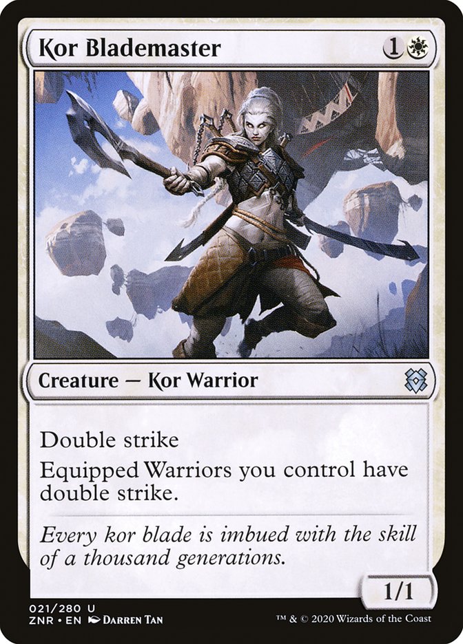 Kor Blademaster [Zendikar Rising] | Gamer Loot