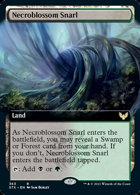Necroblossom Snarl (Extended) [Strixhaven: School of Mages] | Gamer Loot