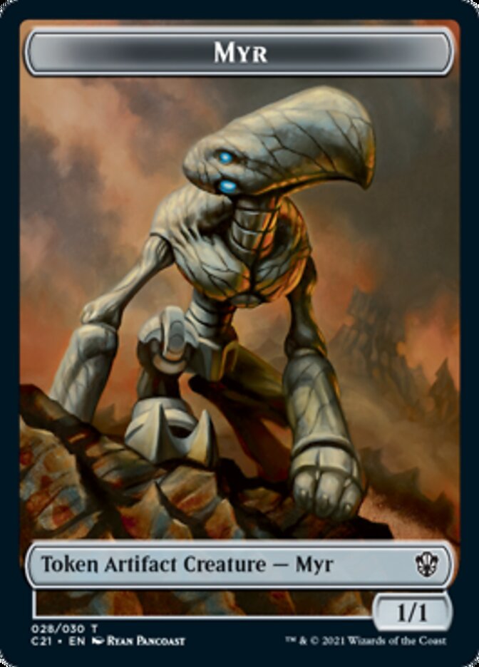 Myr // Treasure Token [Commander 2021 Tokens] | Gamer Loot