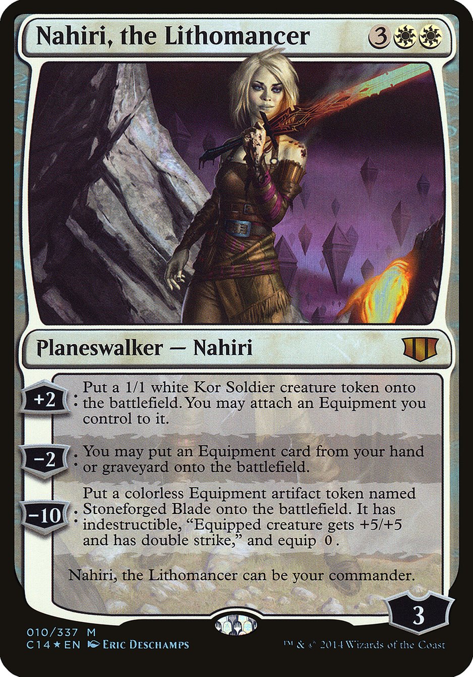 Nahiri, the Lithomancer (Oversized) [Commander 2014 Oversized] | Gamer Loot