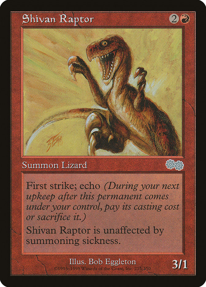 Shivan Raptor [Urza's Saga] | Gamer Loot