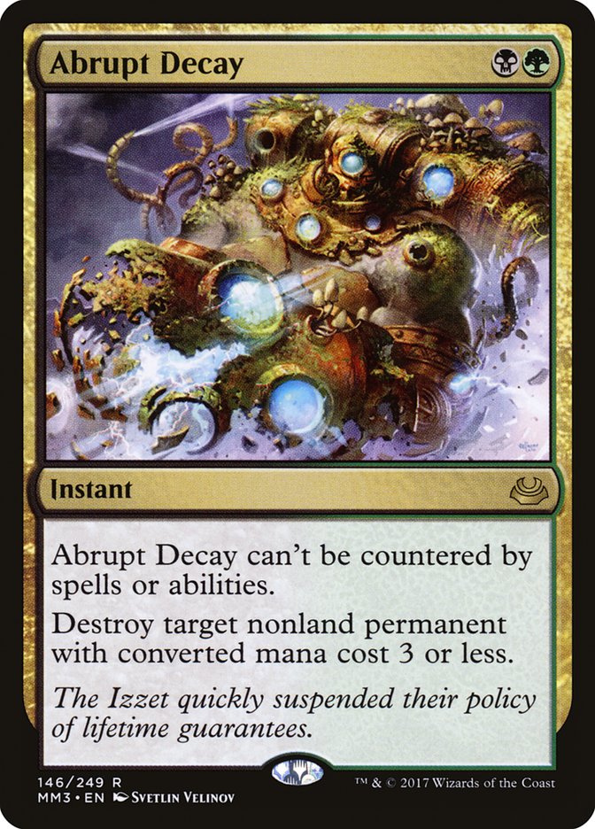 Abrupt Decay [Modern Masters 2017] | Gamer Loot