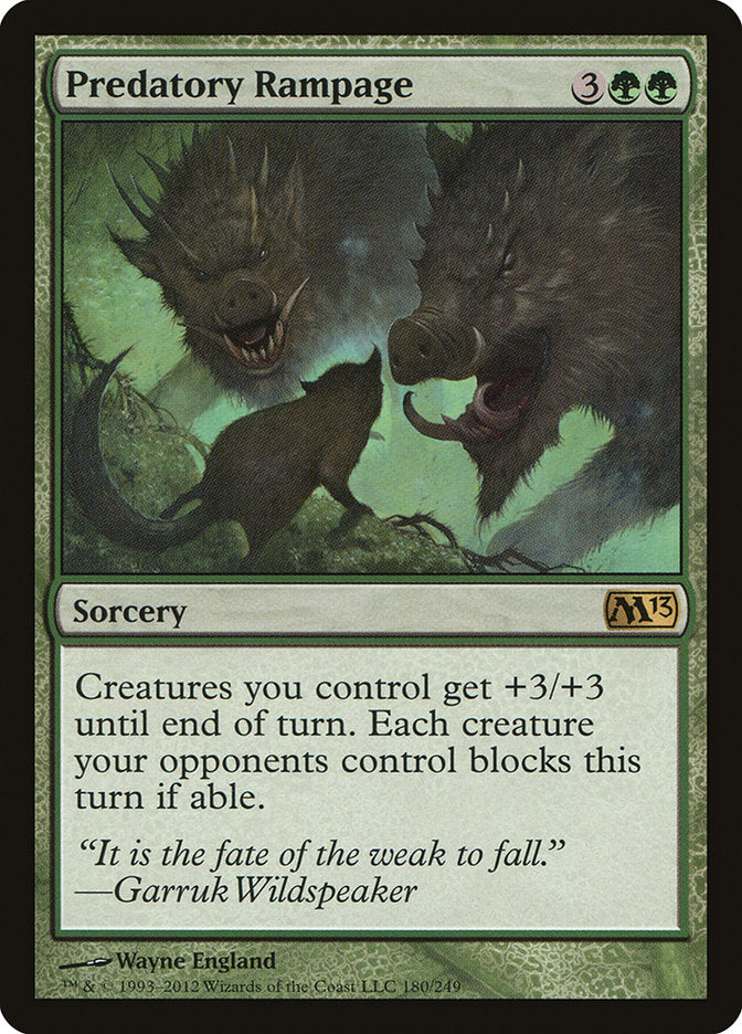 Predatory Rampage [Magic 2013] | Gamer Loot