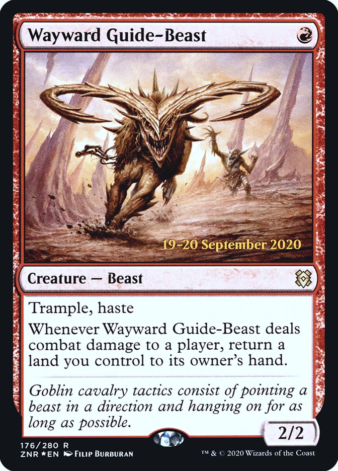 Wayward Guide-Beast [Zendikar Rising Prerelease Promos] | Gamer Loot