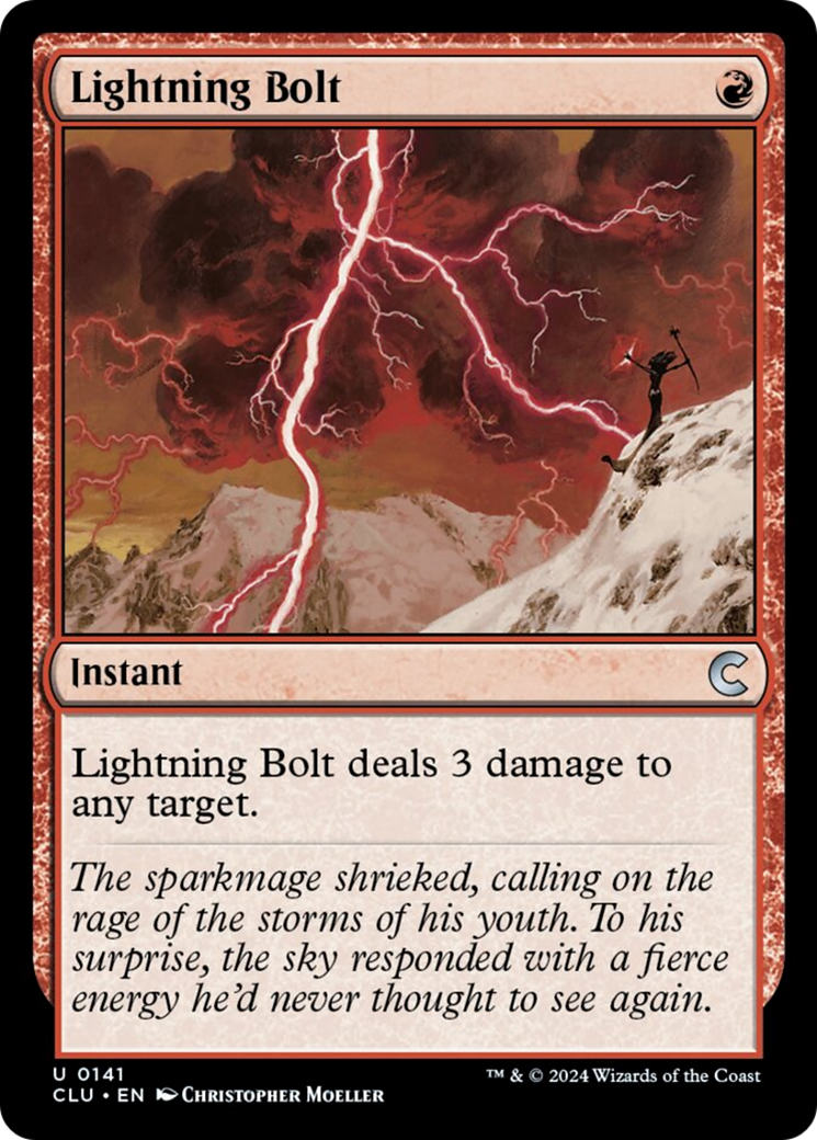 Lightning Bolt [Ravnica: Clue Edition] | Gamer Loot