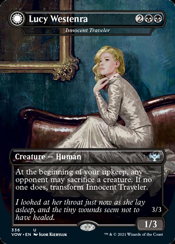 Innocent Traveler // Malicious Invader - Lucy Westenra // Lucy, Arisen Vampire [Innistrad: Crimson Vow] | Gamer Loot