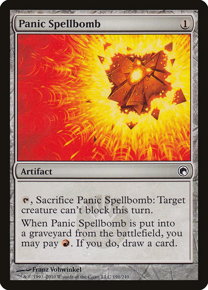 Panic Spellbomb [Scars of Mirrodin] | Gamer Loot