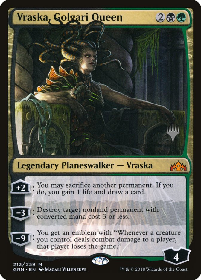 Vraska, Golgari Queen (Promo Pack) [Guilds of Ravnica Promos] | Gamer Loot