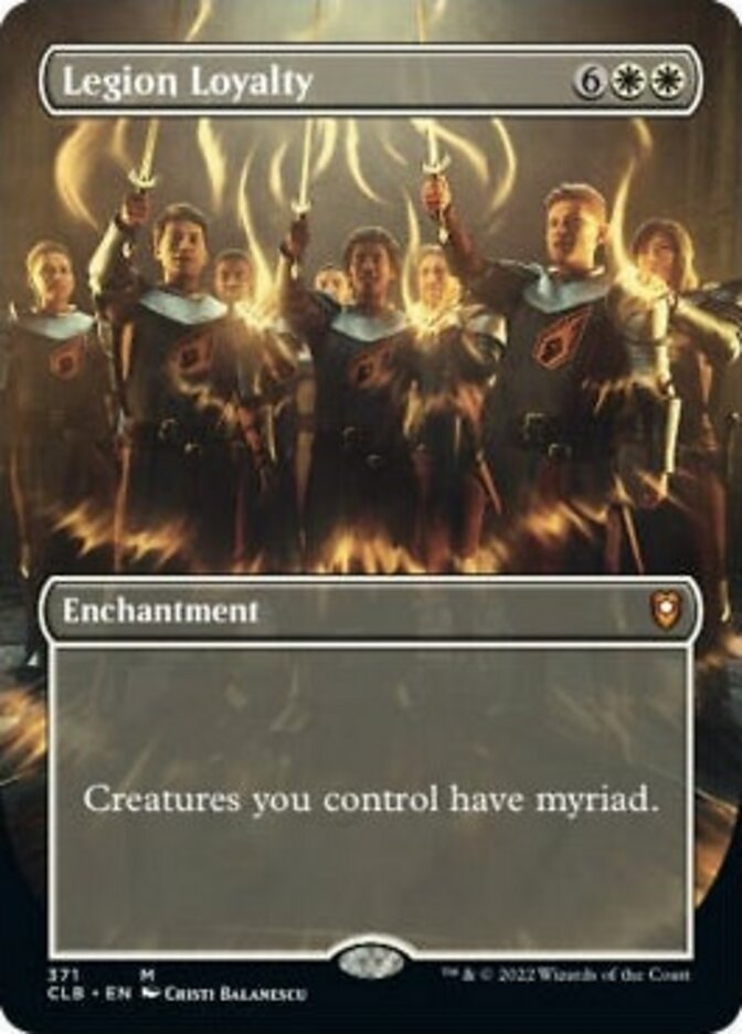 Legion Loyalty (Borderless Alternate Art) [Commander Legends: Battle for Baldur's Gate] | Gamer Loot
