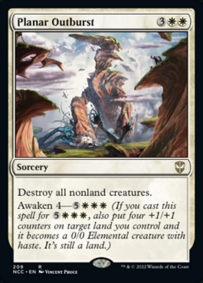 Planar Outburst [Streets of New Capenna Commander] | Gamer Loot