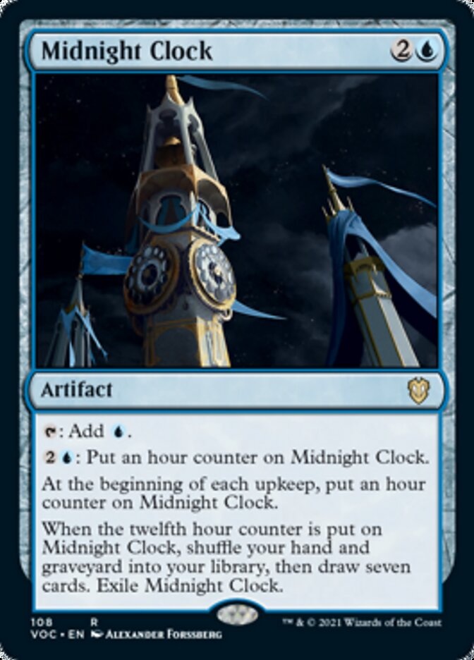Midnight Clock [Innistrad: Crimson Vow Commander] | Gamer Loot