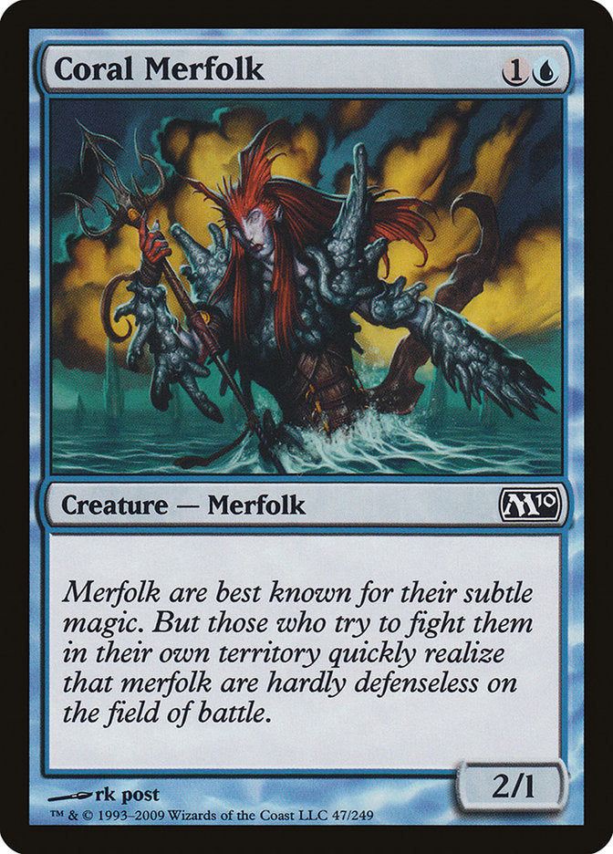 Coral Merfolk [Magic 2010] | Gamer Loot