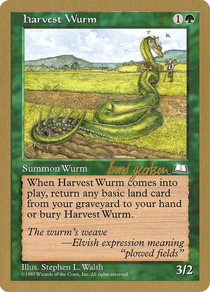 Harvest Wurm (Svend Geertsen) [World Championship Decks 1997] | Gamer Loot