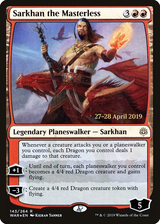 Sarkhan the Masterless  [War of the Spark Prerelease Promos] | Gamer Loot