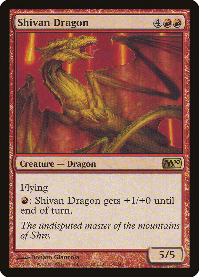 Shivan Dragon [Magic 2010] | Gamer Loot