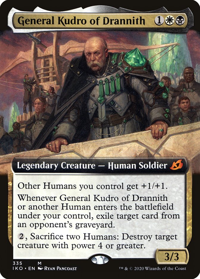 General Kudro of Drannith (Extended Art) [Ikoria: Lair of Behemoths] | Gamer Loot