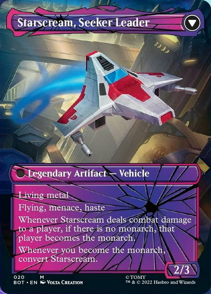 Starscream, Power Hungry // Starscream, Seeker Leader (Shattered Glass) [Universes Beyond: Transformers] | Gamer Loot