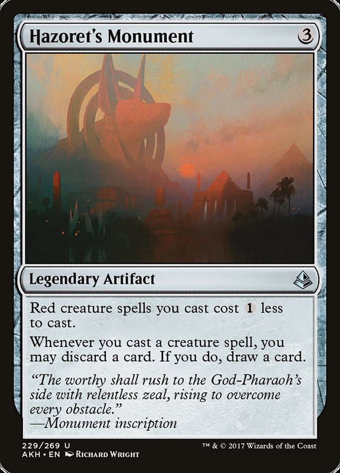 Hazoret's Monument [Amonkhet] | Gamer Loot