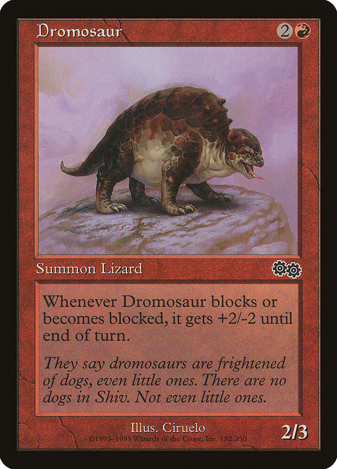 Dromosaur [Urza's Saga] | Gamer Loot