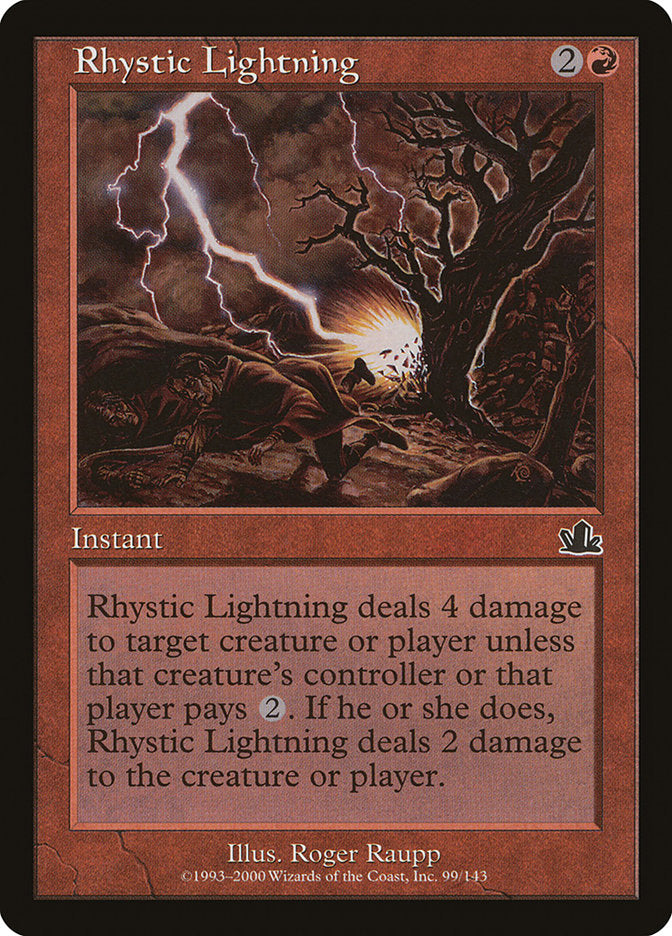 Rhystic Lightning [Prophecy] | Gamer Loot