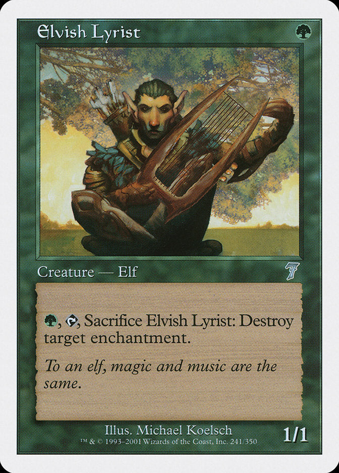 Elvish Lyrist [Seventh Edition] | Gamer Loot