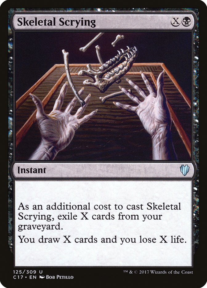 Skeletal Scrying [Commander 2017] | Gamer Loot