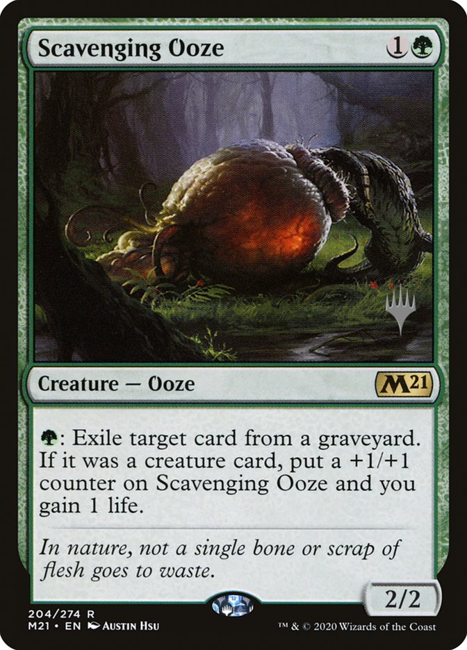 Scavenging Ooze (Promo Pack) [Core Set 2021 Promos] | Gamer Loot