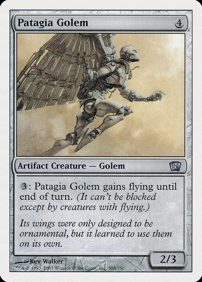 Patagia Golem [Eighth Edition] | Gamer Loot