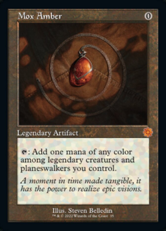 Mox Amber (Retro) [The Brothers' War Retro Artifacts] | Gamer Loot