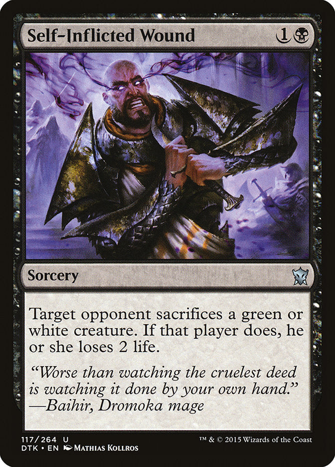 Self-Inflicted Wound [Dragons of Tarkir] | Gamer Loot