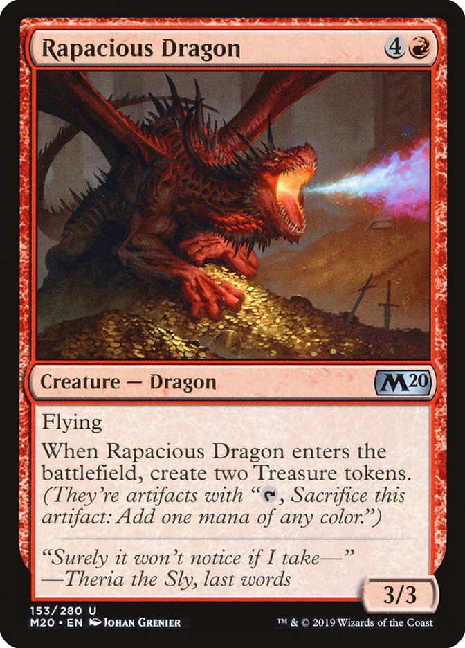Rapacious Dragon [Core Set 2020] | Gamer Loot