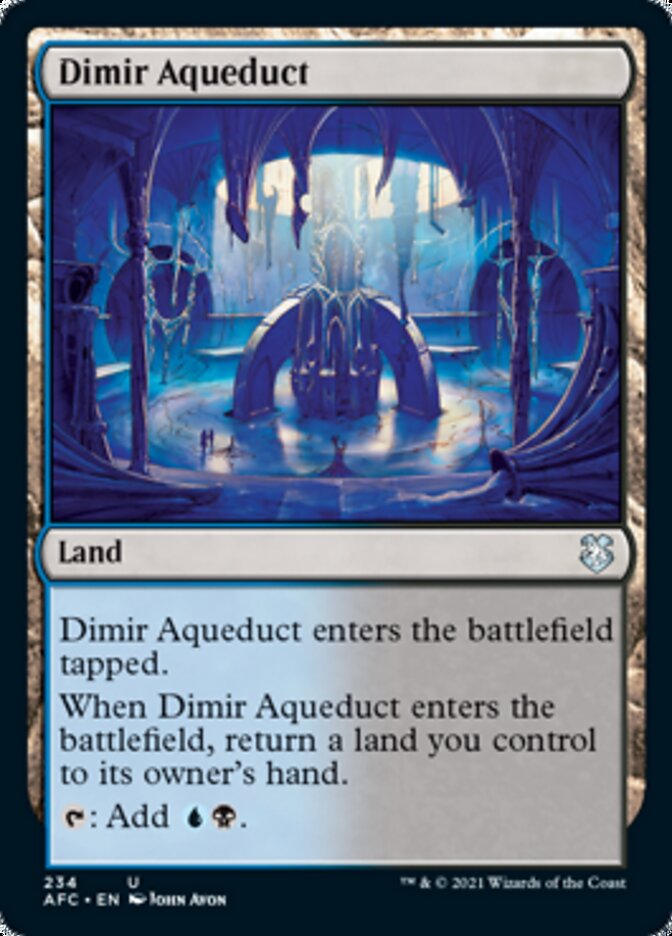 Dimir Aqueduct [Dungeons & Dragons: Adventures in the Forgotten Realms Commander] | Gamer Loot