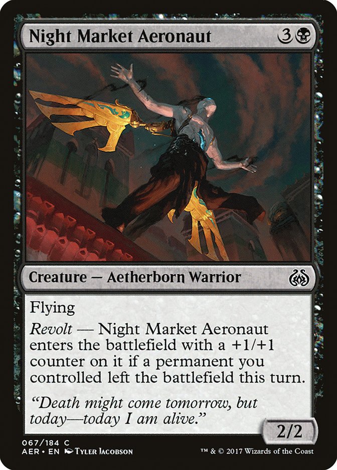 Night Market Aeronaut [Aether Revolt] | Gamer Loot