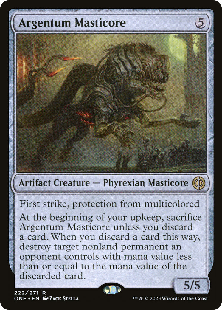 Argentum Masticore [Phyrexia: All Will Be One] | Gamer Loot