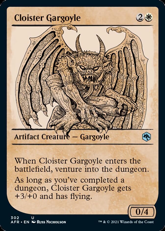 Cloister Gargoyle  (Showcase) [Dungeons & Dragons: Adventures in the Forgotten Realms] | Gamer Loot