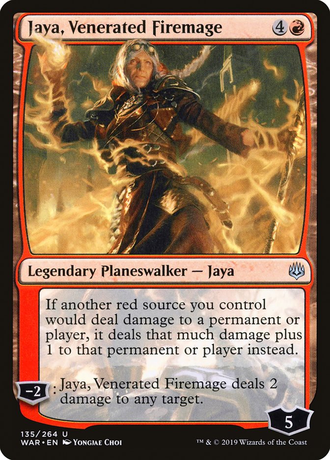 Jaya, Venerated Firemage [War of the Spark] | Gamer Loot