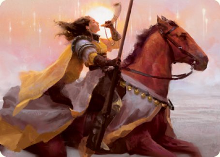 Sunrise Cavalier Art Card [Innistrad: Midnight Hunt Art Series] | Gamer Loot
