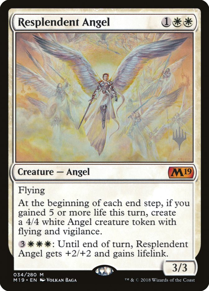 Resplendent Angel (Promo Pack) [Core Set 2019 Promos] | Gamer Loot