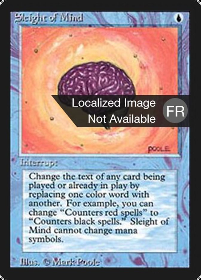 Sleight of Mind [Foreign Black Border] | Gamer Loot